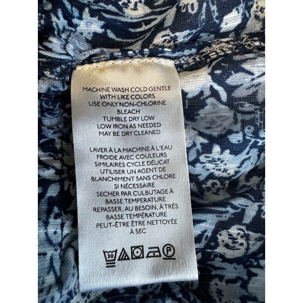 Free People “Chambray Combo” Floral Ruffle Blouse – NWT – Size M – $128 Retail - Picture 8 of 8